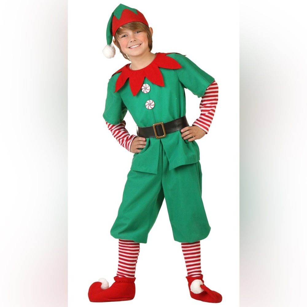 Festive Elf Costume for Kids